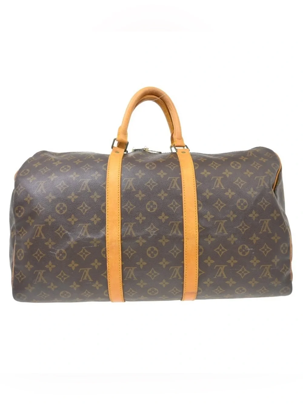 Authentic Louis Vuitton keepall 50 monogram travel duffle bag unisex